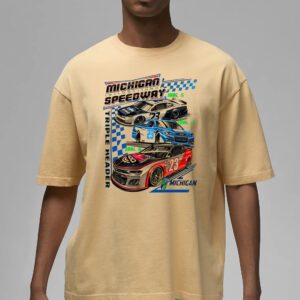 2023 Michigan Triple Header Nascar T Shirt