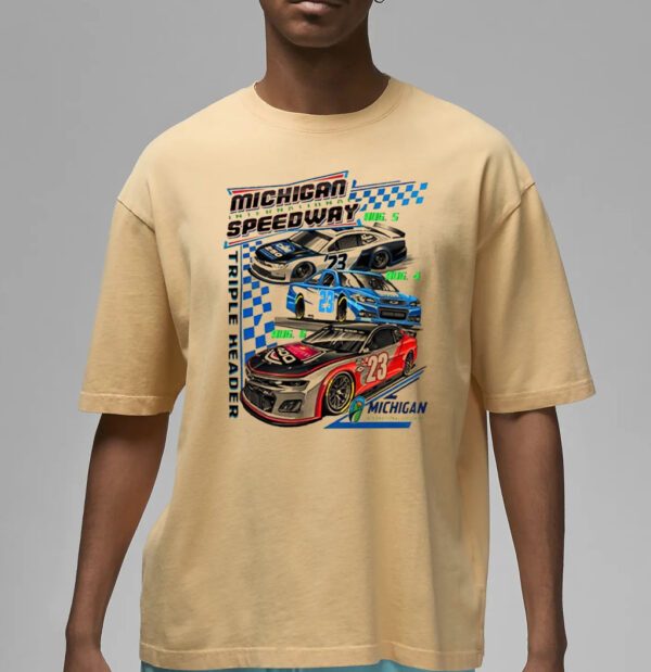 2023 Michigan Triple Header Nascar T Shirt