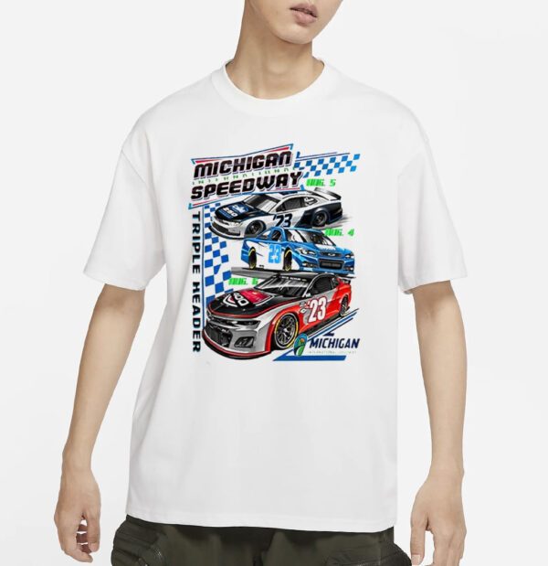 2023 Michigan Triple Header Nascar T Shirts