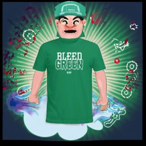 Bleed Green T Shirt The Basketball Tournament