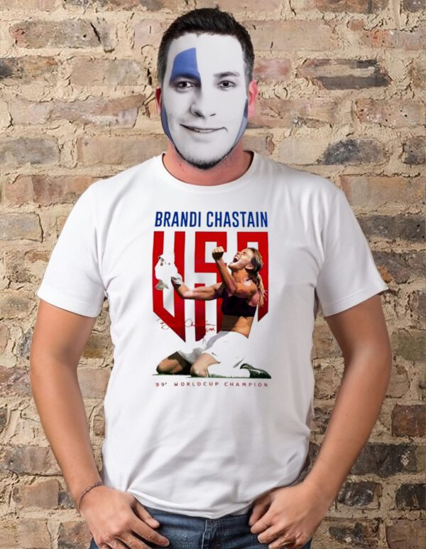 Brandi Chastain US Womens Soccer 99 Champion T-Shirt