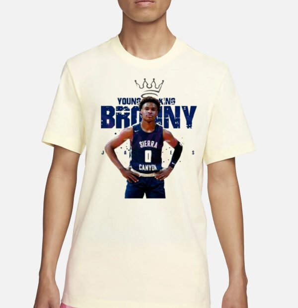 Bronny James Young King Bronny USC Trojan 2023 Shirt