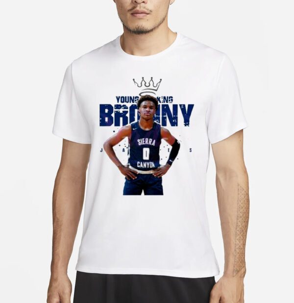 Bronny James Young King Bronny USC Trojan 2023 Shirts