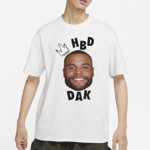 Ceedee lamb wearing hbd dak T shirt