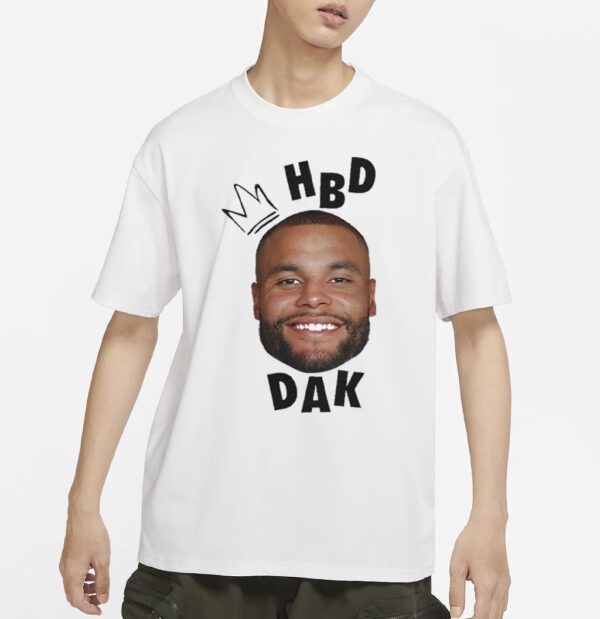 Ceedee lamb wearing hbd dak T shirt