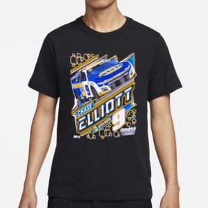 Chase Elliott #9 2023 Napa Glow In The Dark Navy New Shirt