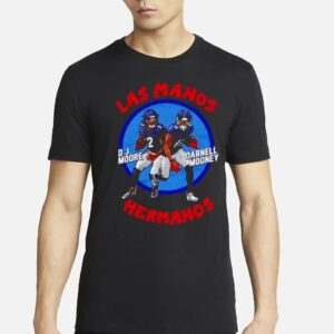 D.J. Moore and Darnell Mooney Chicago Las Manos Hermanos shirt