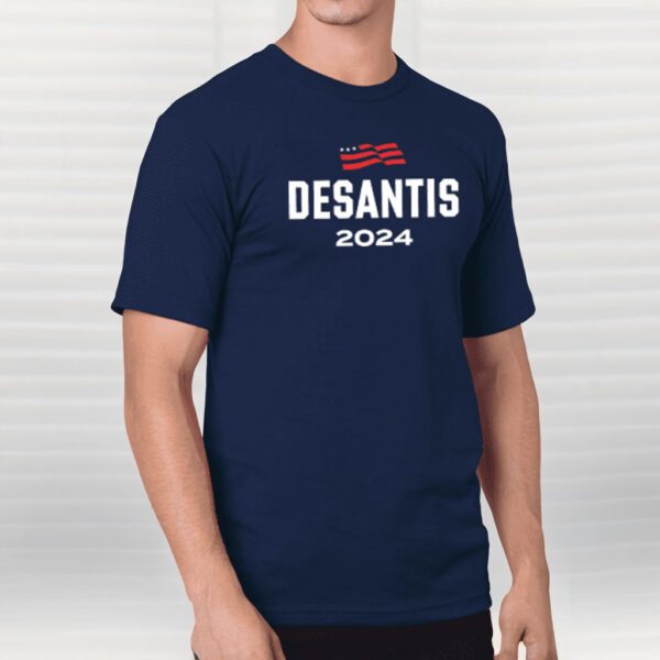 DeSantis 2024 Navy Cotton T-Shirts