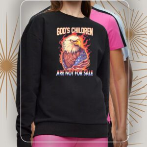 God’s children are not for sale eagle American shirt