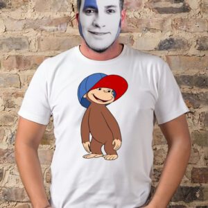 Graphic Big Cap Curious George Tee Shirts