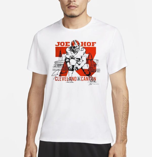 Gv Art And Design Joe Thomas Cleveland To Canton Shirt