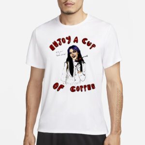 Kim Dracula Enjoy A Cup Of Coffee Shirt