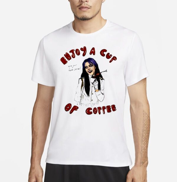 Kim Dracula Enjoy A Cup Of Coffee Shirt