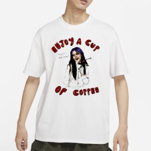 Kim Dracula Enjoy A Cup Of Coffee Shirts