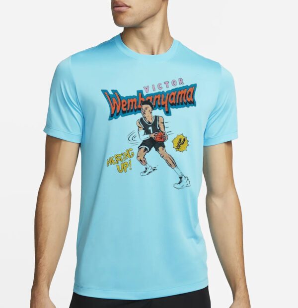 San Antonio Spurs Comic Book Victor Wembanyama Shirts