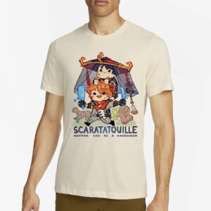 Scaratatouille anyone can be a harbinger art design t shirts