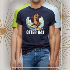 Surfing Otter 841 California Sea Otter 841 T-Shirts