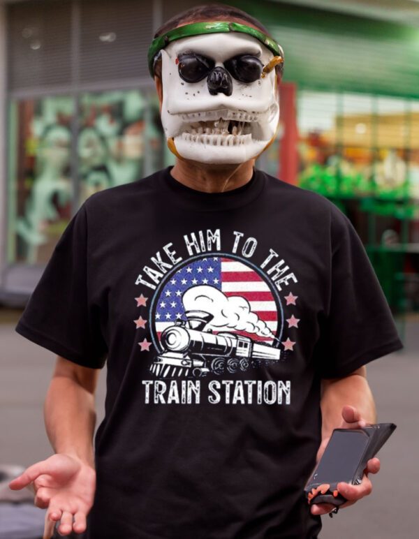 Take Him To The Train Station Vintage T-Shirt