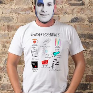 Teacher essentials so much coffee mistake fixer t-shirt