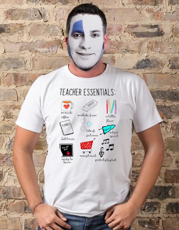 Teacher essentials so much coffee mistake fixer t-shirt