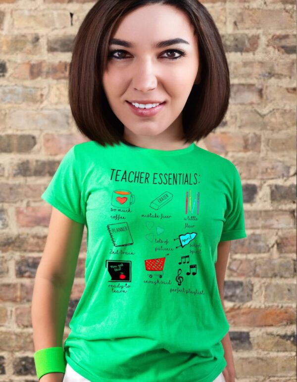 Teacher essentials so much coffee mistake fixer t-shirts