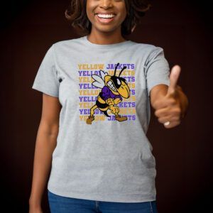 Yellow Jackets Bee mascot t shirt