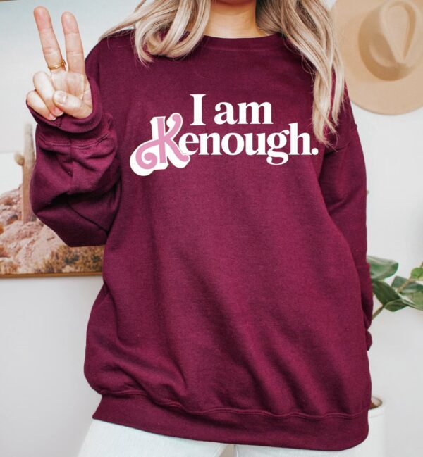 i am kenough hoodie,I am kenough crewneck,Barbi hoodie red