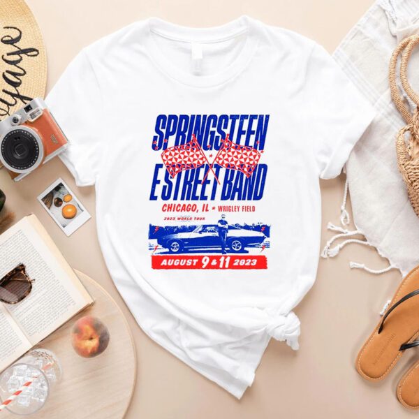 Bruce Springsteen & E Street Band World Tour Wrigley Field Chicago IL August 9 & 11 2023 Shirt