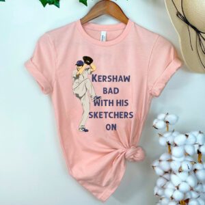 Clayton Kershaw Sketchers Pitching shirts