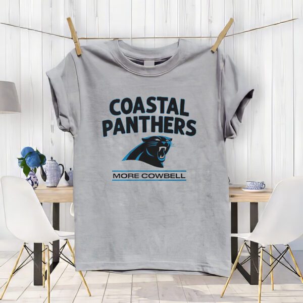 Coastal Panthers More Cowbell T-shirtt