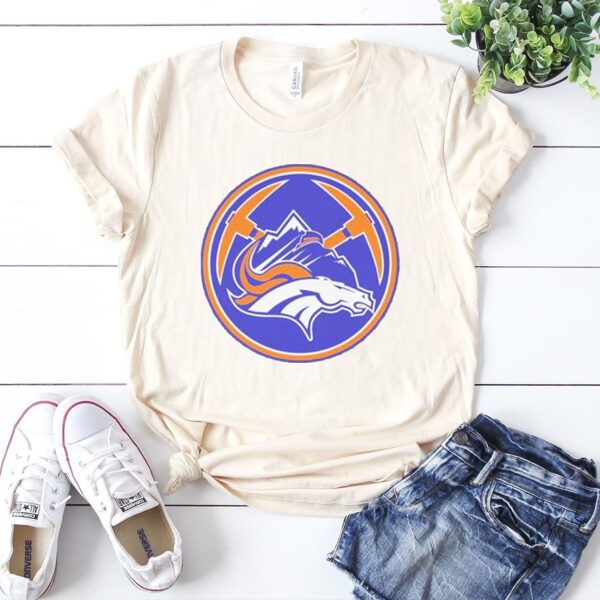 Denver Broncos Nuggets Mash Up Logo News 2023 Shirt