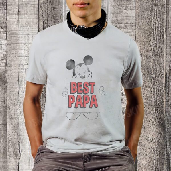 Disney Mickey Mouse Best Papa t-Shirt