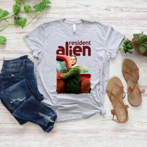 Graphic Christmas Design Xmas Resident Alien shirt