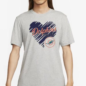 Heart Miami Dolphins NFL Team Logo shirts