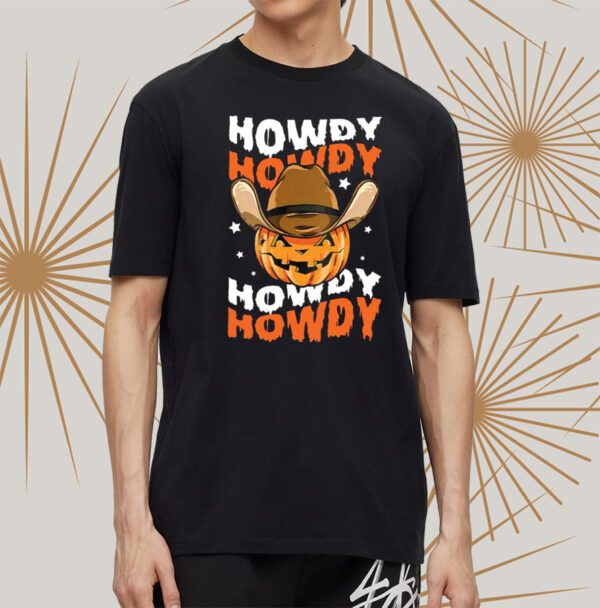 Howdy Pumpkins Cowboys Halloween Shirtt