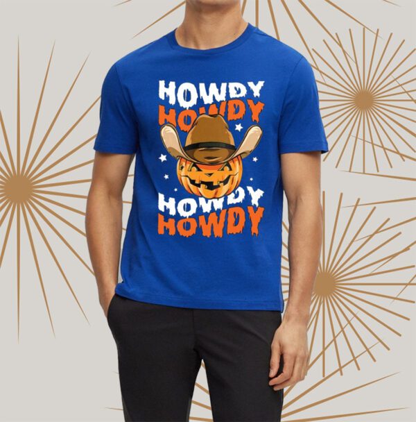 Howdy Pumpkins Cowboys Halloween tShirt