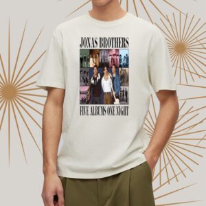 Jonas Brothers Five Albums One Night t-Shirts