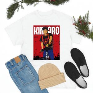 Kintaro Oe Red Comic Design Golden Boy shirt