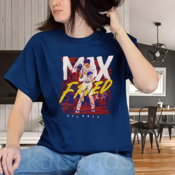 Max Fried Mlbpa Atlanta Signature t-Shirt