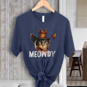 Meowdy Cat Cowboy Funny Cat Meme t-Shirts