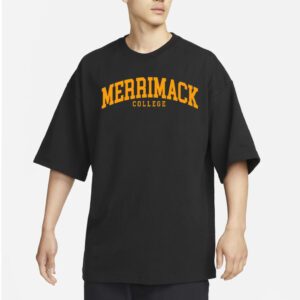 Merrimack College Font Curved shirts