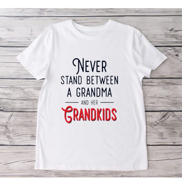 Never Stand Between A Grandma And Her Grandkids tShirt