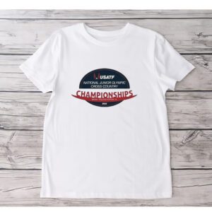 Official Usatf National Junior Olympic Cross Country Championships Logo t-Shirt