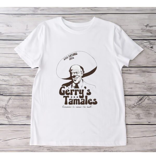 Official Vintage gerry’s tamales san antonio 1976 president gerald ford T-shirt