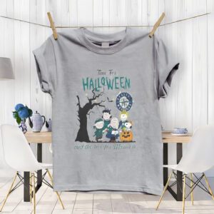 Peanuts Time For Halloween And The Love For Seattle Mariners Shirtt