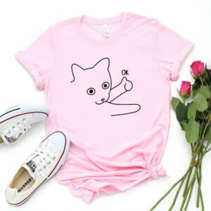 Poorly Catdraw Okie Dokie Cat Shirt