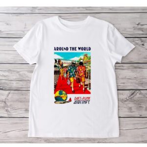 Quirk Douglass Around The World Daft Punk Airlines T-Shirt