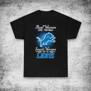 Real Women Love Football Smart Women Love The Detroit Lions 2023 shirt