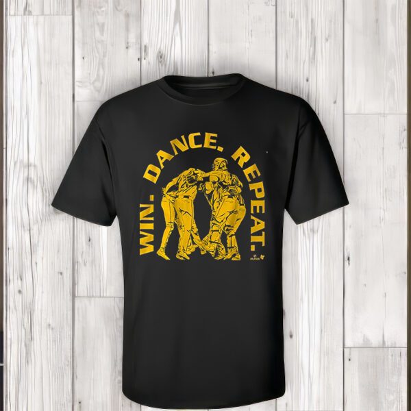 Seattle Baseball Win Dance Repeat Retro T-Shirts