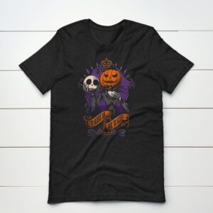 Skellington Pumpkin To Scare Or Not To Scare Halloween 2023 Shirt